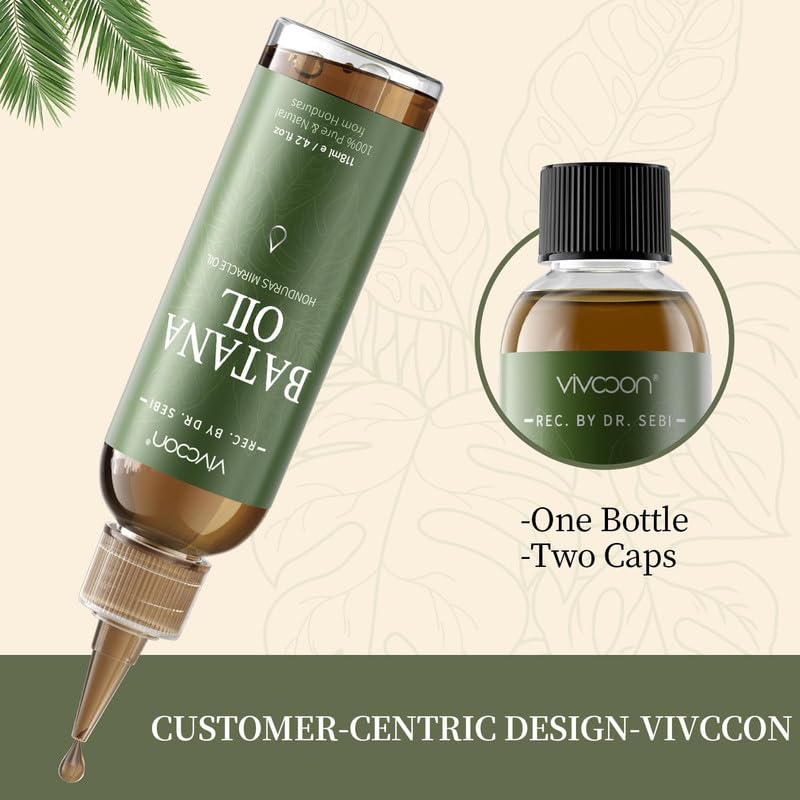 Vivccon Batana Oil pour for quick scalp application