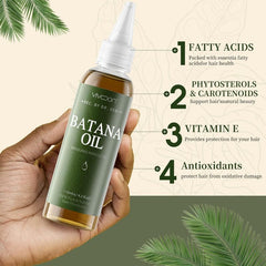 Vivccon Batana Oil applied to scalp during massage
