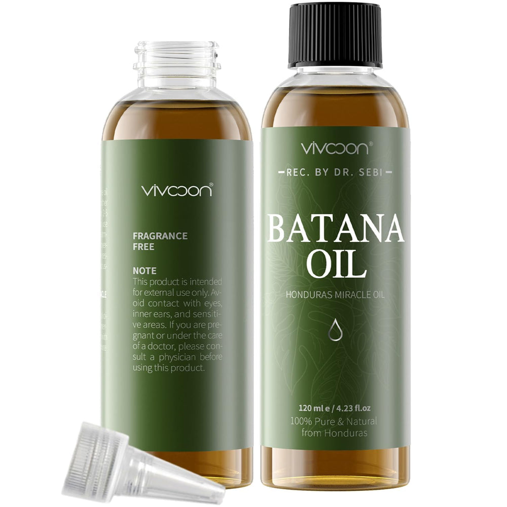 Vivccon Batana Oil applied to skin for nourishing care.