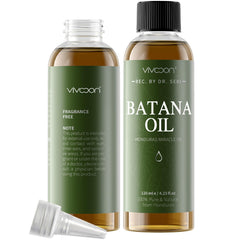 Vivccon Batana Oil applied to skin for nourishing care.