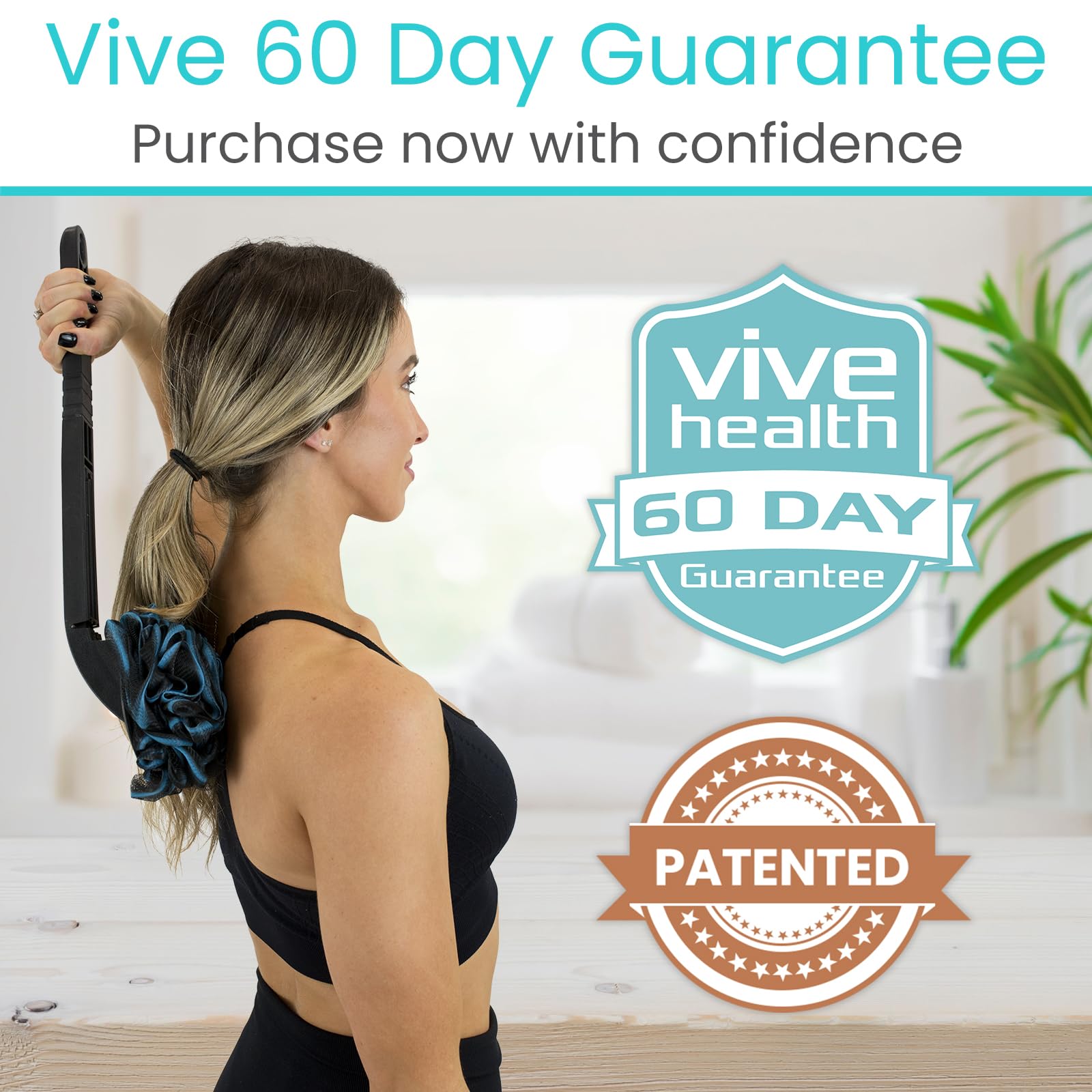 Vive extended-reach tool supports safer bathing for seniors