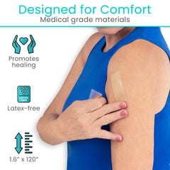 Vive Care scar tape for surgical scars provides discreet daily wear