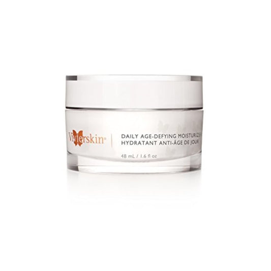 VivierSkin Daily Moisturizing Cream jar highlighting hydration and brightening benefits