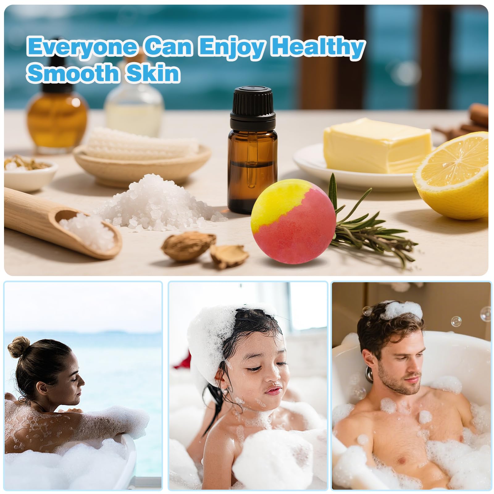 Vivifyrean rose bath bomb, floral scent enhancing mood during bath