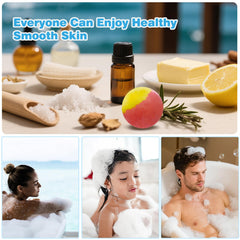 Vivifyrean rose bath bomb, floral scent enhancing mood during bath