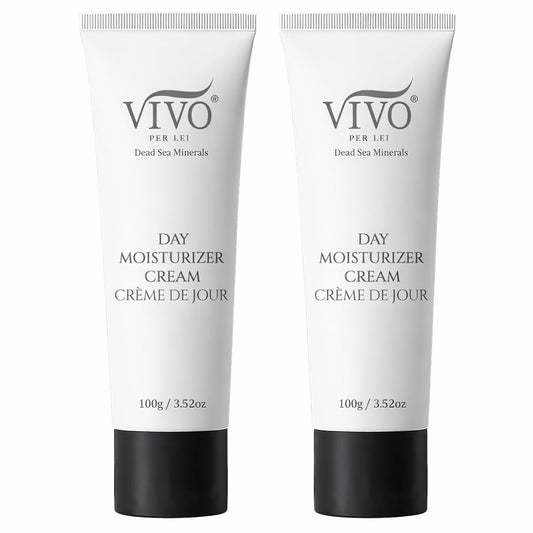 Vivo Per Lei Dead Sea Day Cream bottle with mineral-rich hydration for daily moisturization