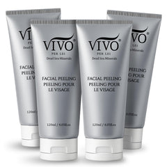Vivo Per Lei facial peeling gel packaging highlighting gentle exfoliation for sensitive skin.