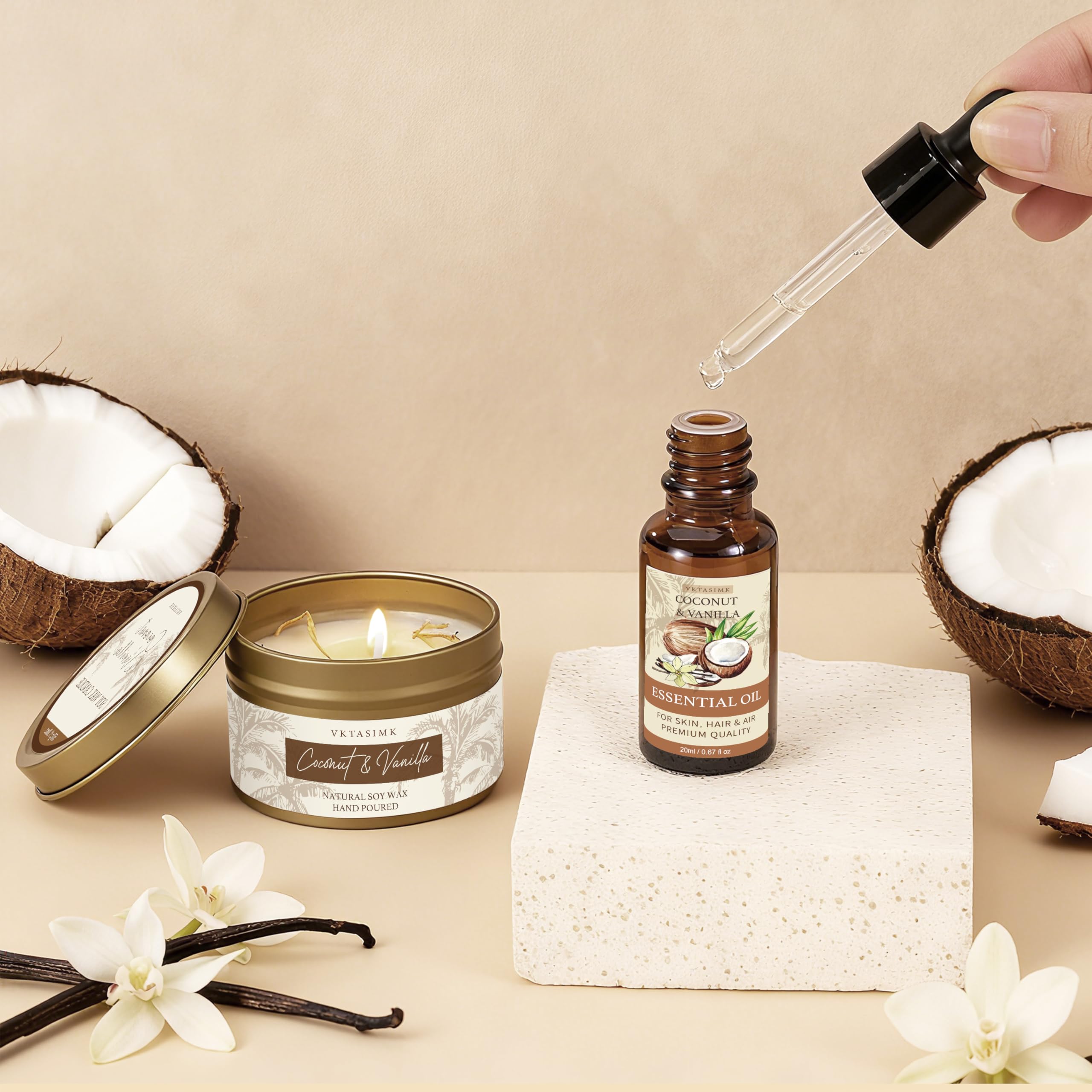 VKTASIMK Himalayan bath salts for a soothing, relaxing soak.
