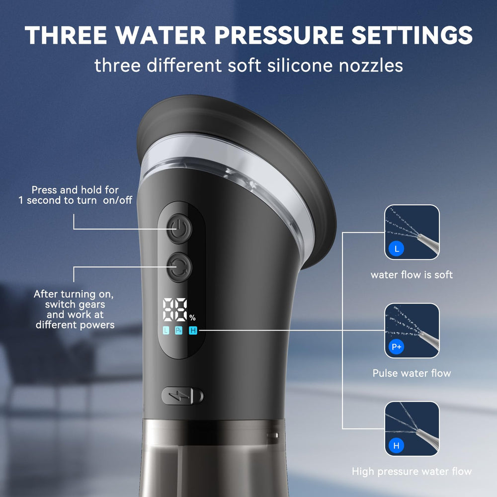 VLINGQI ear cleaner with 3 pressures and 9 sprays for tailored cleaning