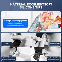 VLINGQI dual water tanks design maintains clean water and safe wastewater separation.