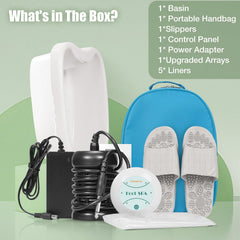 VnioLife Ionic foot bath with accessories for convenient home use
