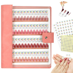 vnjaoi 144-magnetic-nail-swatch-book cover showcases premium display for quick shade previews.