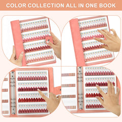 vnjaoi color chart with numbers streamlines shade comparison for clients.