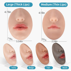 Vnmcry ivory nose with adjustable jewelry placement for versatile practice