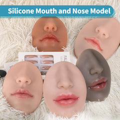 Vnmcry thick lip silicone model for safe, reusable lip piercing training