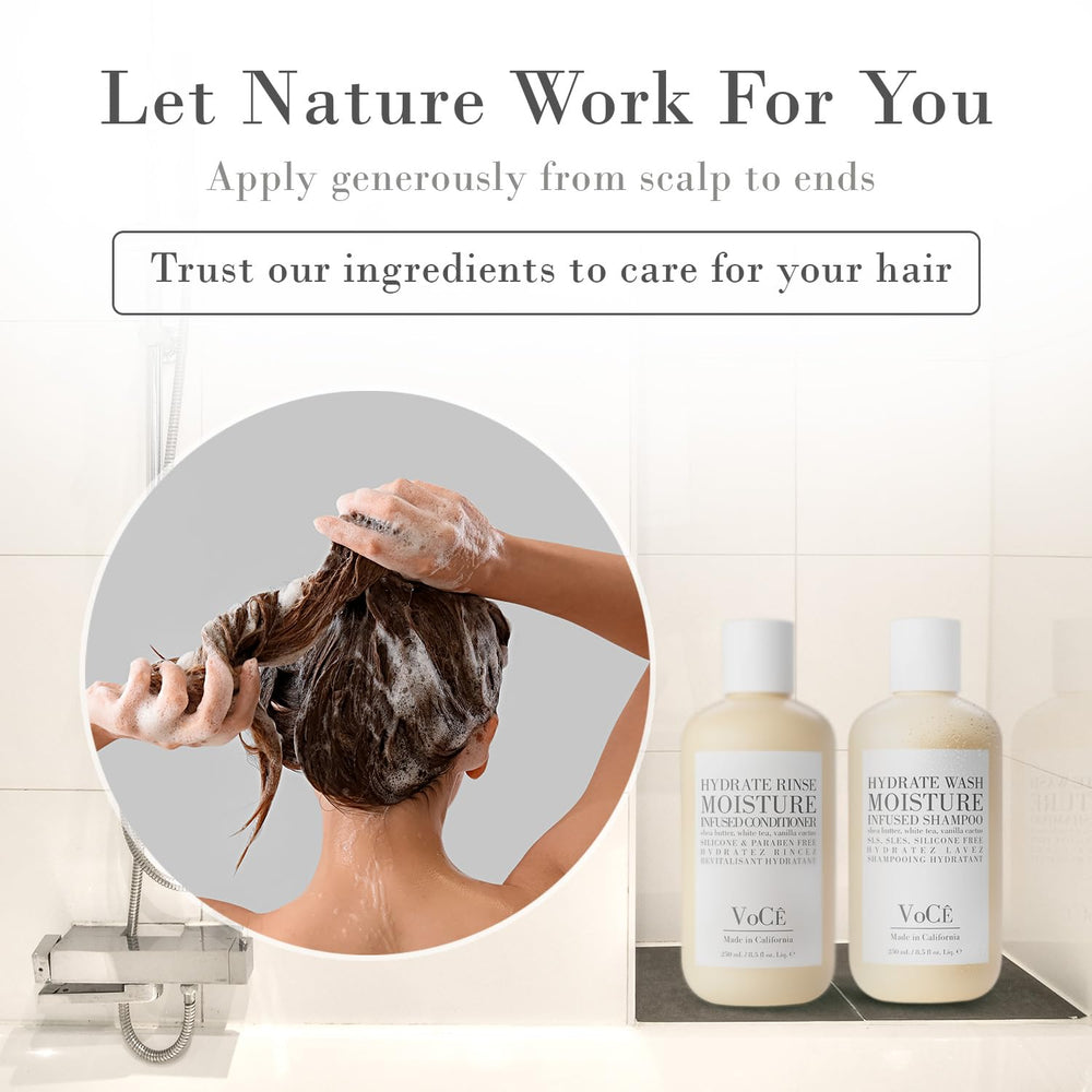 VoCÊ Cruelty-free label signaling ethical, non-toxic care.