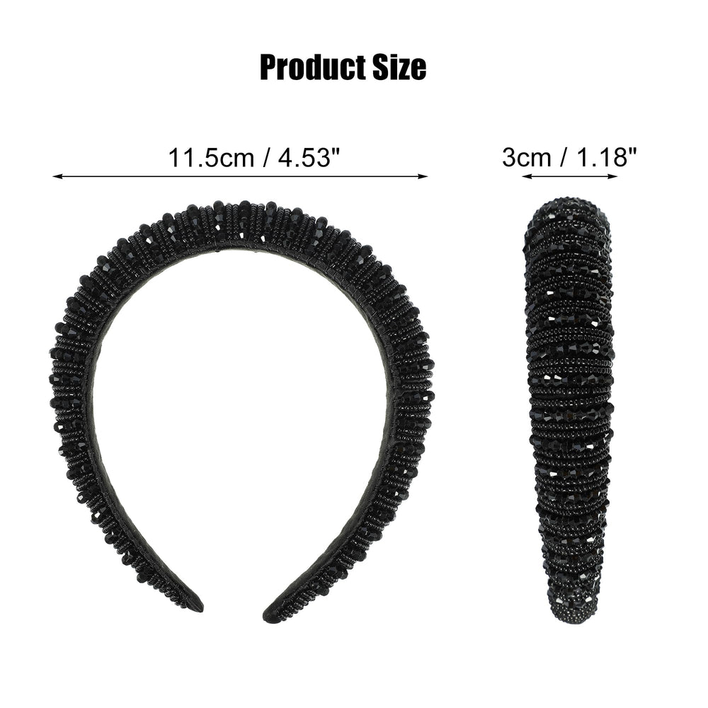 VOCOSTE Crystal Headband wedding-style accessory adds subtle glamour to formal attire.