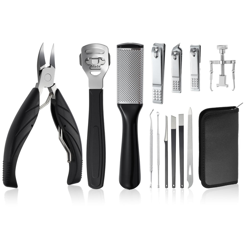 VOCOSTE organizer case keeps toenail care tools neatly stored for travel.