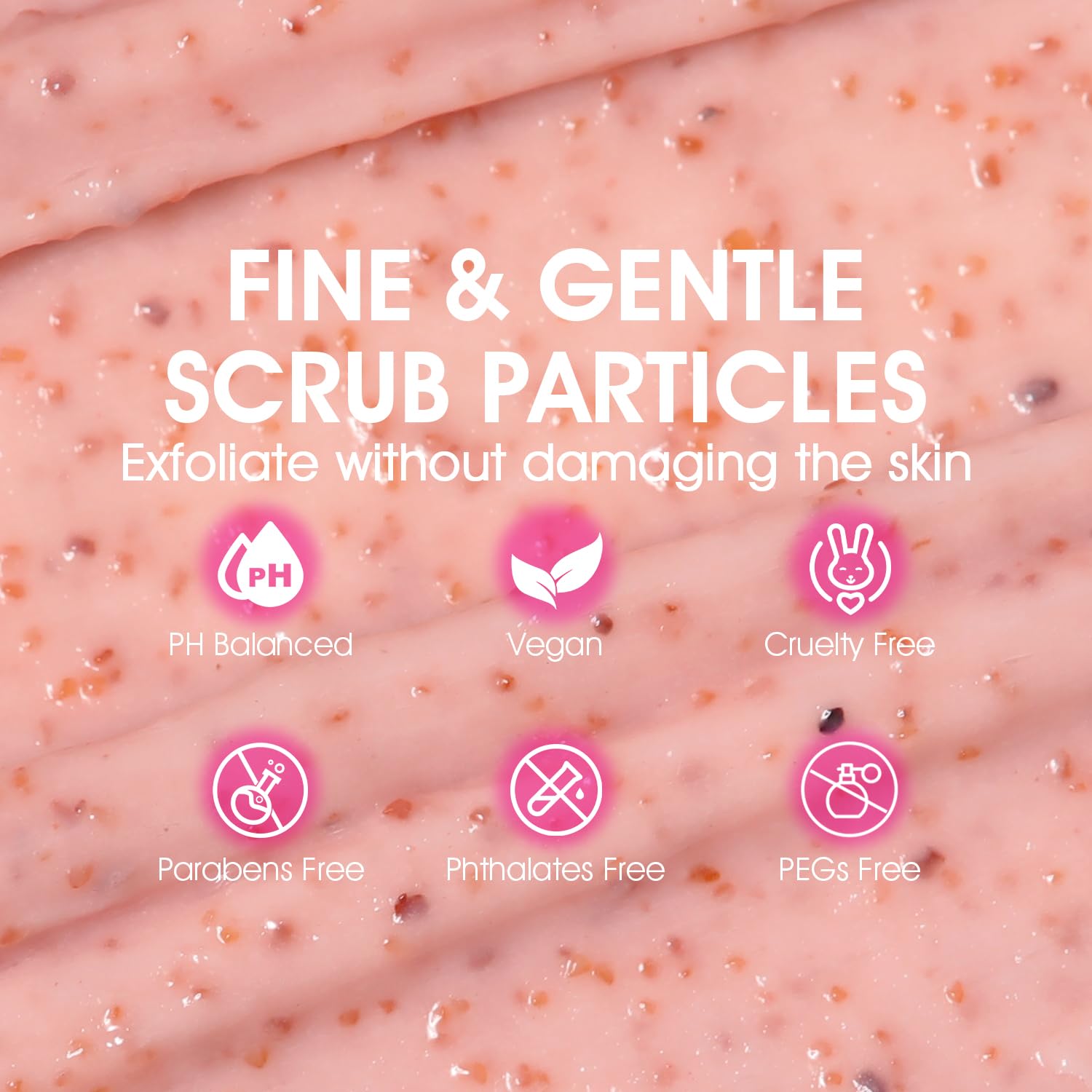 VOERUY Bikini Scrub on bathroom shelf ready for use