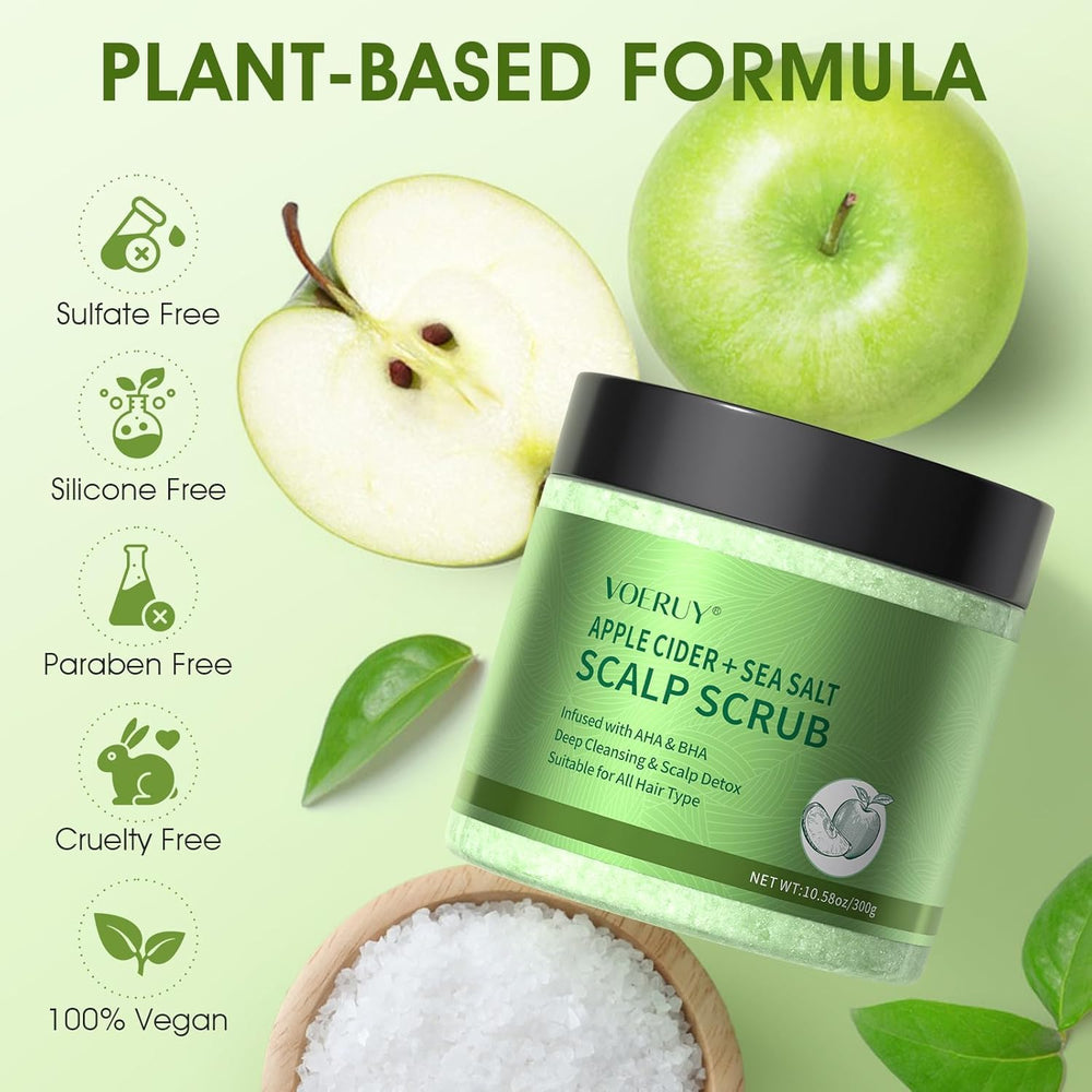 VOERUY detox y clarificación del cabello eliminando acumulación de productos