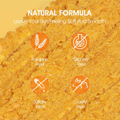 Skin after rinse appears soft and hydrated.