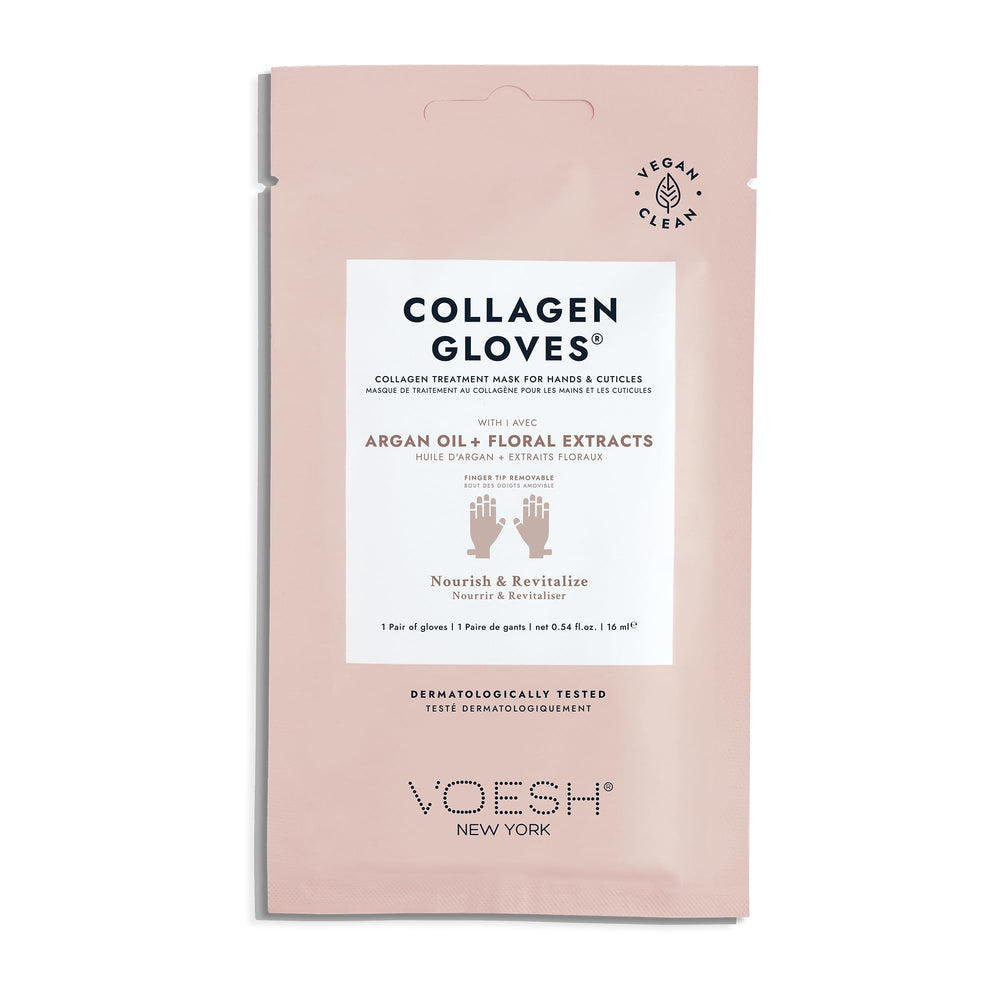 VOESH packaging and texture highlighting salon or home use.