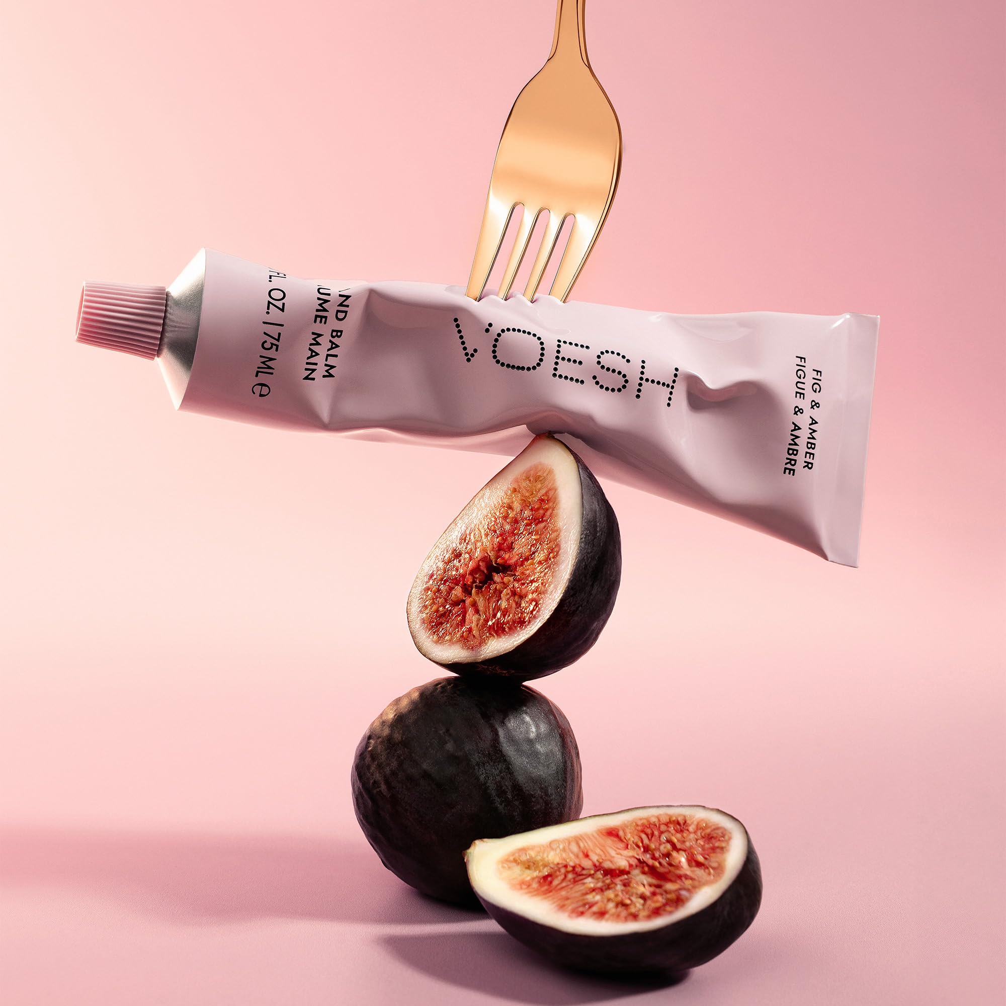 Fig and amber fragrance from VOESH hand balm for mood lift after use.