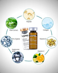 VOFEL serum ampoules collection arranged for easy skincare routine.