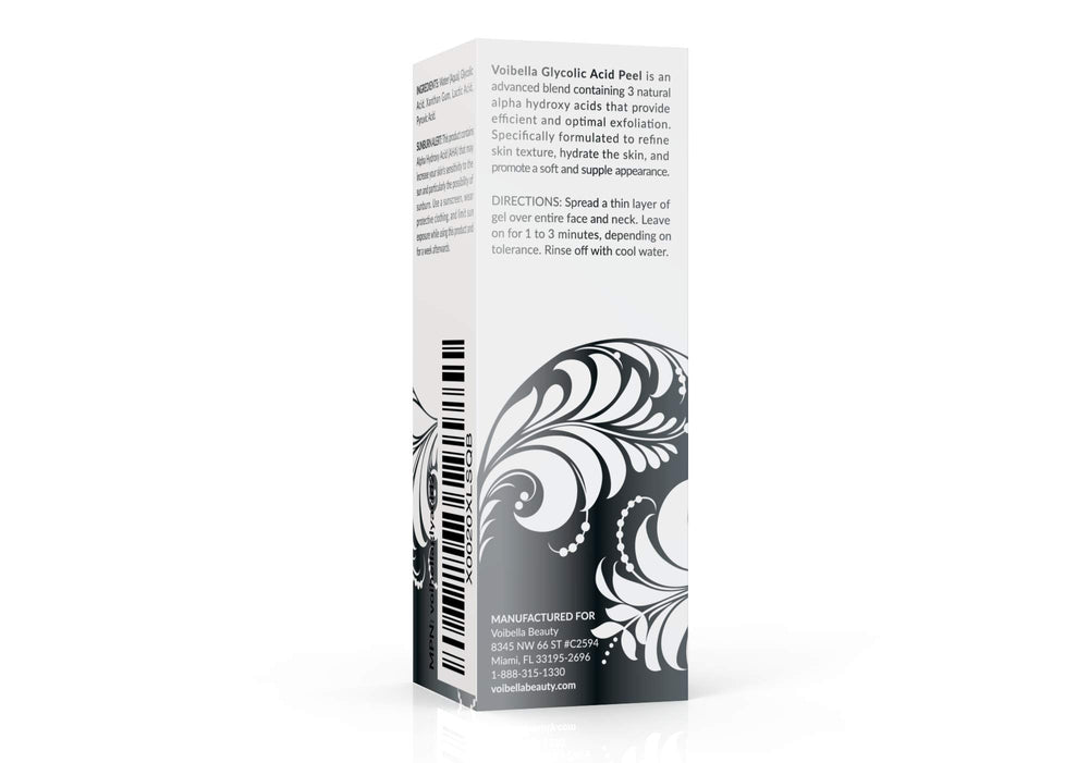 VOIBELLA BEAUTY Glycolic Peel results hint at brighter complexion over time.