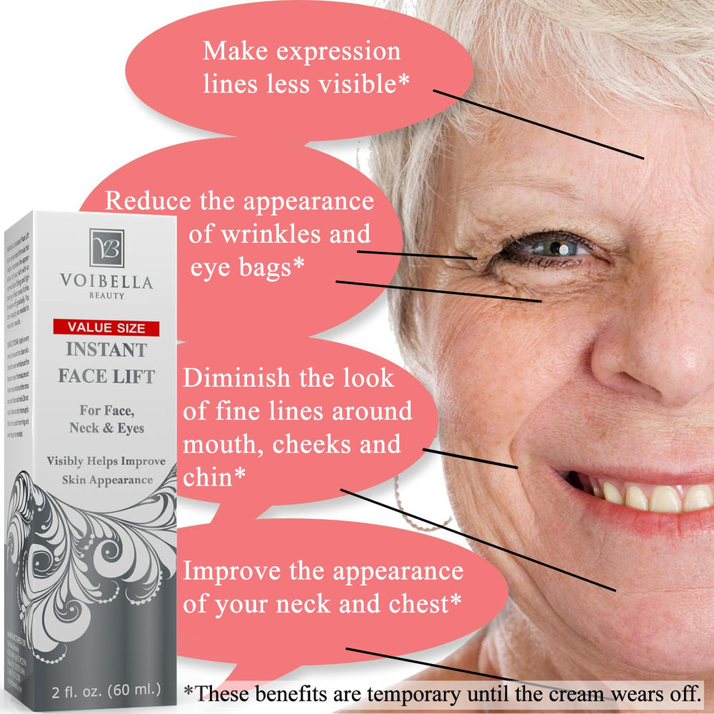VOIBELLA BEAUTY close-up of under-eye area after smoothing.