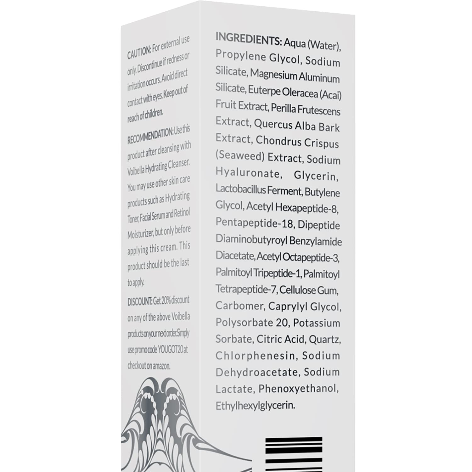 Voibella packaging with bottle and label communicates premium, cruelty-free skincare.
