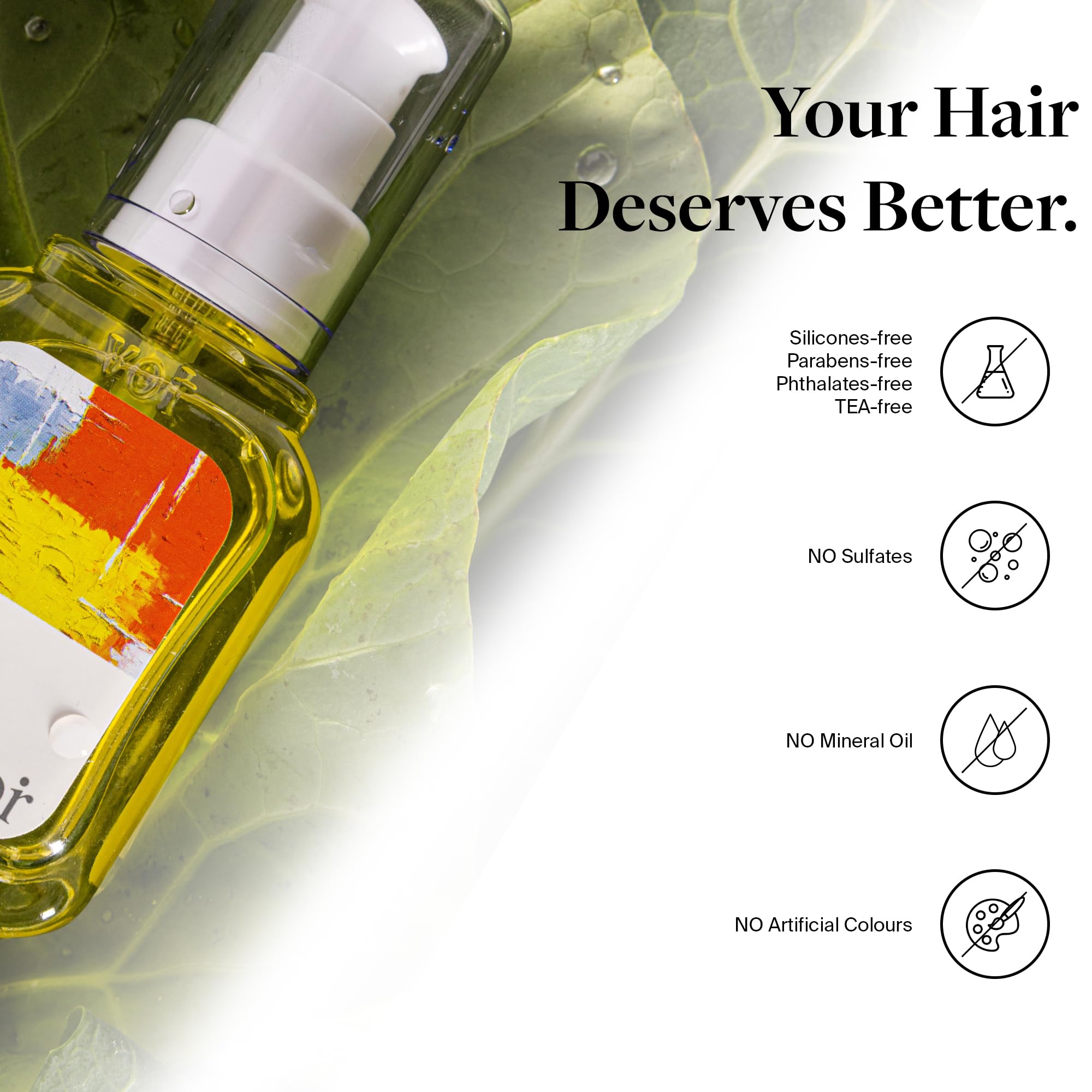 Voir Haircare Mood Fragrance Mandarin-Vanilla adds uplifting scent during routine
