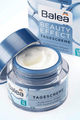 Volans Beauty Effect Day Cream with hyaluronic texture provides lightweight hydration for a refreshed face.