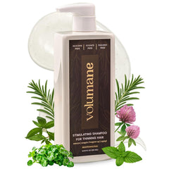 Volumane Anti-Thinning Shampoo bottle front view with premium branding.