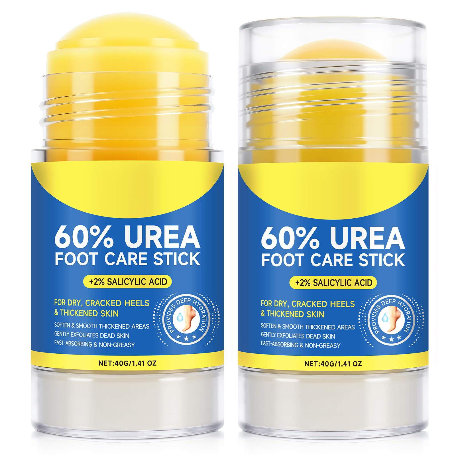 Vortexonix 60 percent Urea Foot Stick packaging for on the go hydration