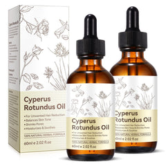 Vortexonix Cyperus Rotundus Oil bottle front highlights premium packaging for convenient daily use.