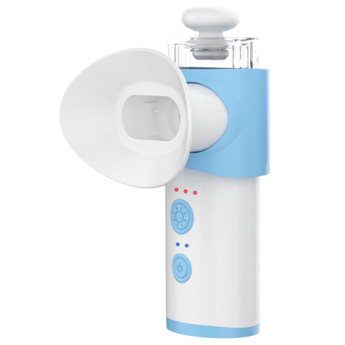 Vowleike Eye Steamer nano mist close-up demonstrates precise mist delivery for dry eye relief.