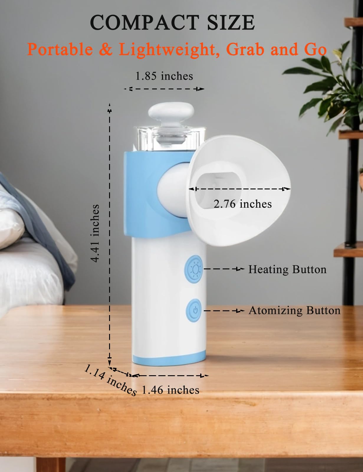 Vowleike Eye Steamer portable design for on-the-go eye care.