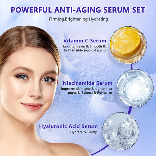 Voyoga Vitamin C Serum amber bottle for brightening and antioxidant support.