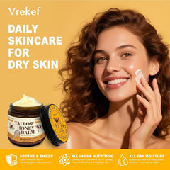 VREKEF versatile use on face and body for daily care.