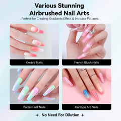 VRENMOL colors ideal for gradients, ombre, and French tips.