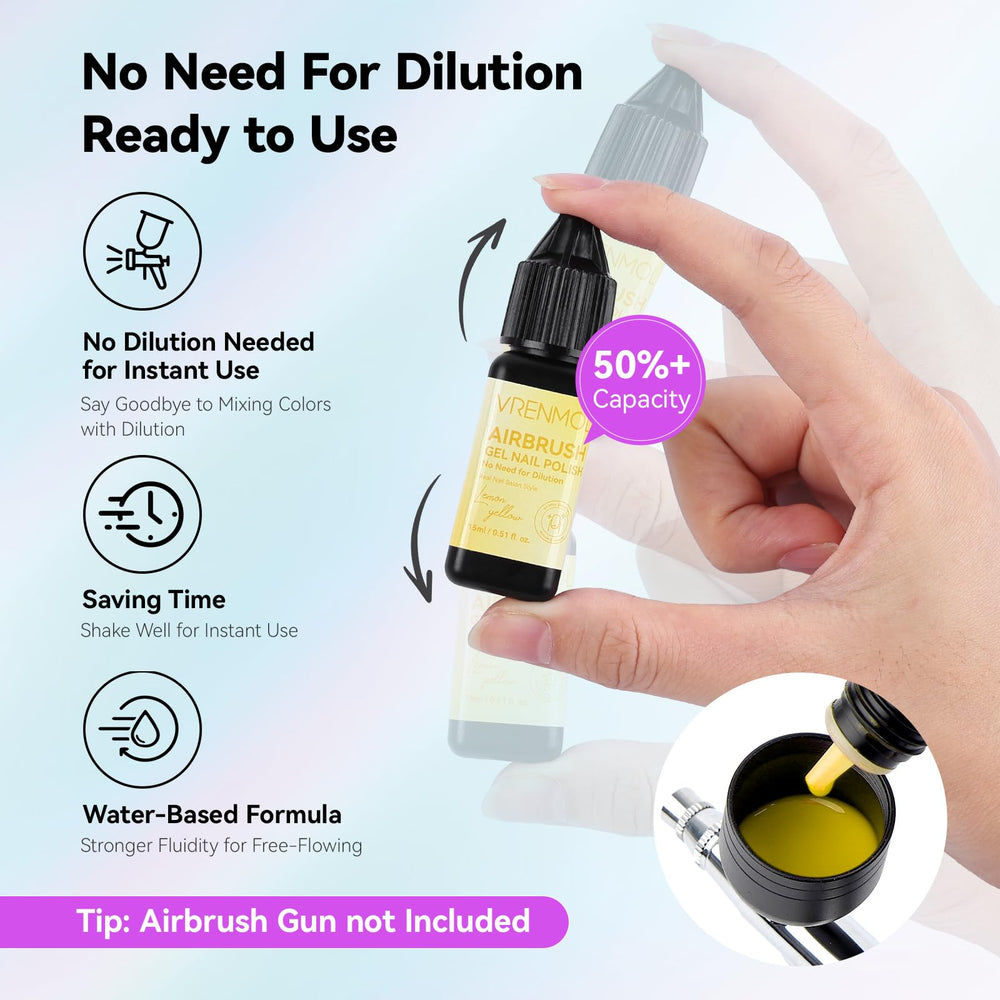 VRENMOL no-dilution option speeds setup and spraying.