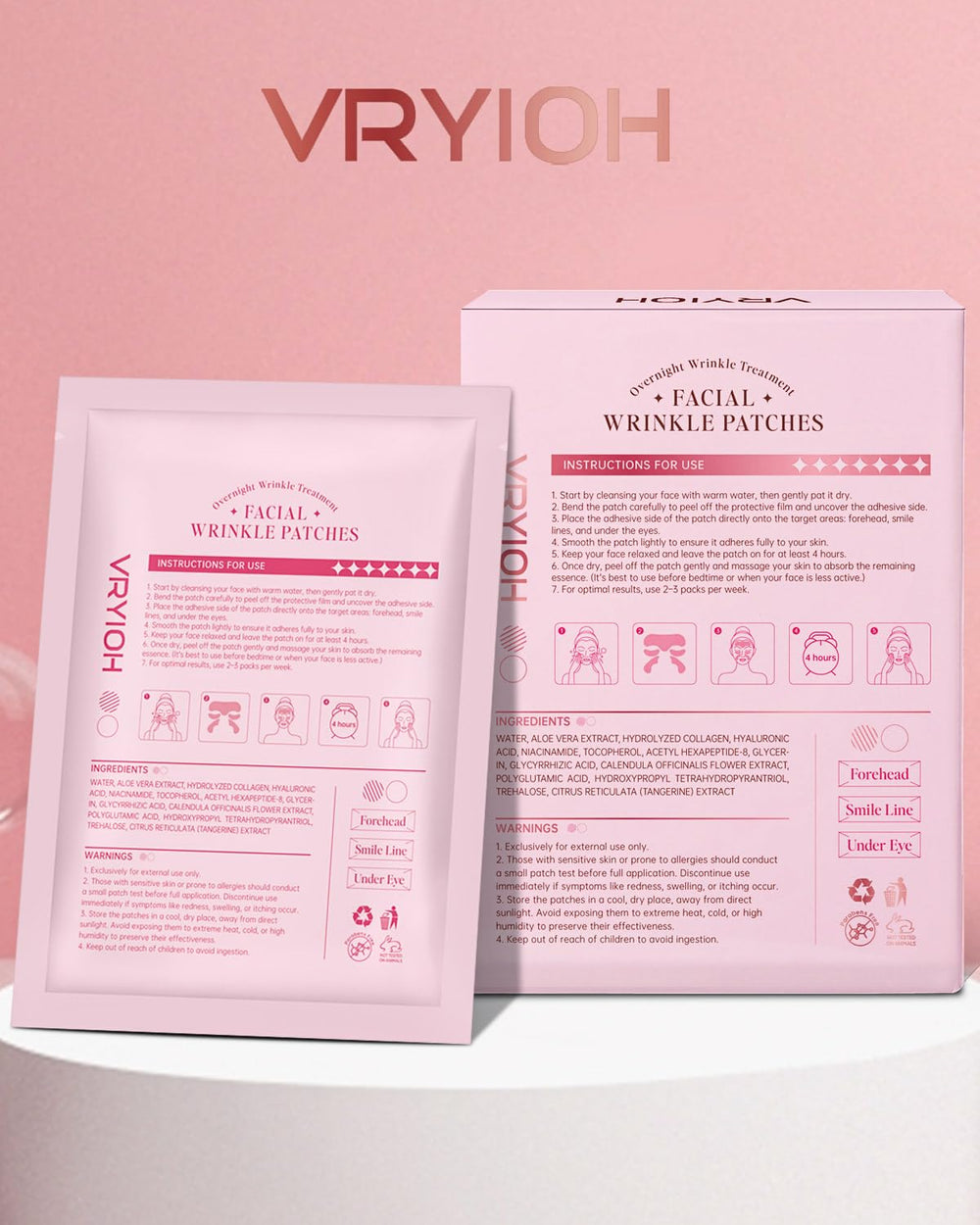 Vryioh breathable patch material comfortable for sensitive skin.