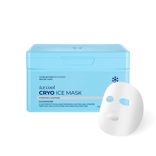The VT COSMETICS Cryo Ice Mask packaging and box enable hygienic storage for daily use.