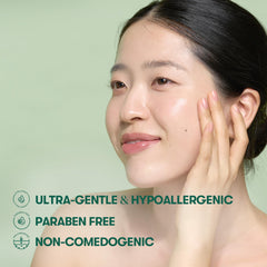 Tilted pump on VT COSMETICS Glucamune toner bottle for easy, lightweight application