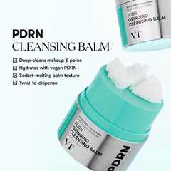 VT COSMETICS PDRN Grinding Cleansing Balm removal focus lifts heavy makeup gently