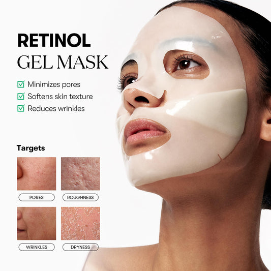VT COSMETICS Reti-A Reedle Shot 100 hydrogel mask texture for gentle retinol-inspired care