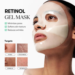 VT COSMETICS Reti-A Reedle Shot 100 hydrogel mask texture for gentle retinol-inspired care