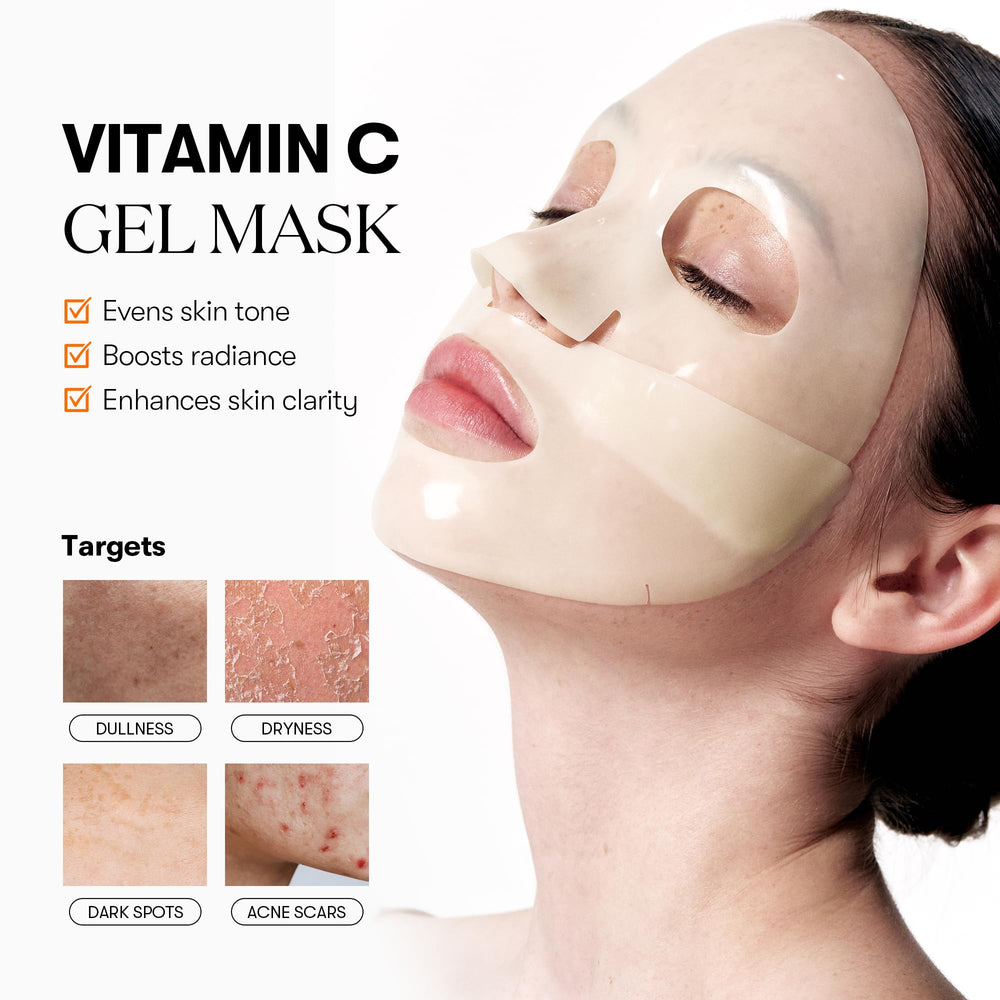 VT COSMETICS Vita-Light Reedle Shot hydrogel-sheet-closeup shows comfortable, skin-hugging coverage.
