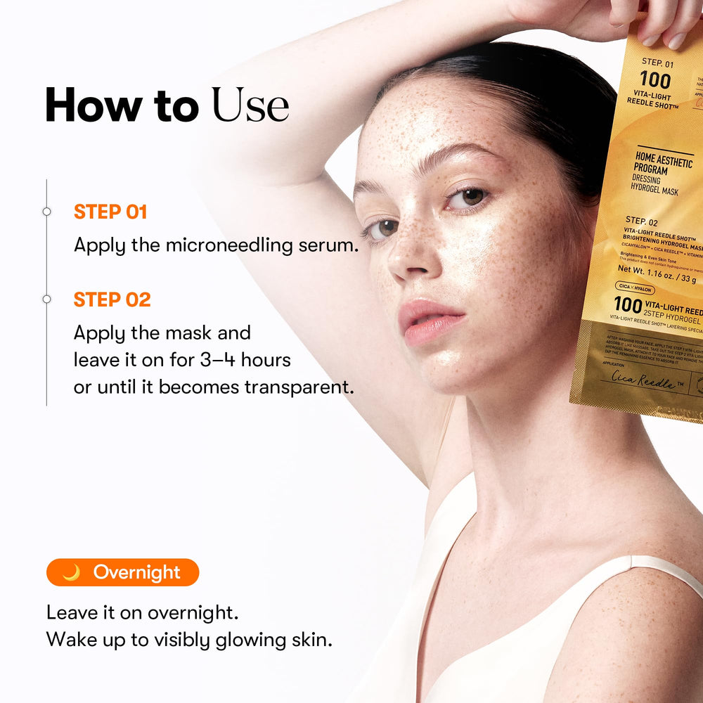 VT COSMETICS Vita-Light Reedle Shot skin-hugging-structure ensures even delivery of brightening actives.